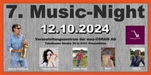 7. Music Night am 12.10.2024