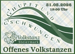 Offenes Volkstanzen in Premstätten! 31.05.2026
